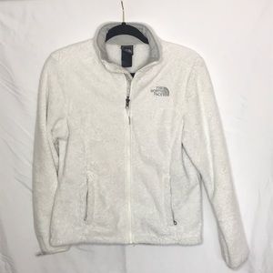 White Northface Osito Jacket